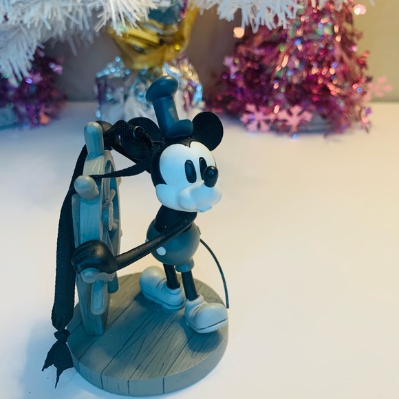 Disney Store Sketchbook Steamboat Willie Ornament Figurine - Rare - Picture 6 of 8